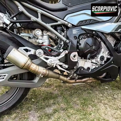 installation of S1000RR special: Motorcycle exhaust pipe