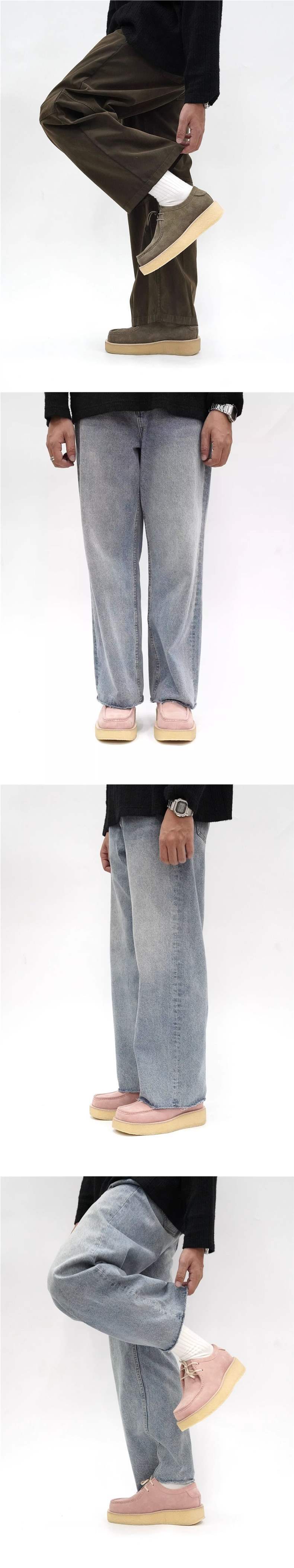 Chaussures de travail ShoeVault British Commuting pour hommes, style rétro français, en cuir, semelle épaisse en kangourou, rehaussantes et tendance._voghion.com