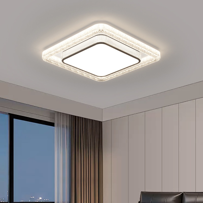 Lámpara de sala de estar, atmósfera simple y moderna, lámpara de Guangdong Zhongshan, paquete de casa completa, lámpara de dormitorio combinada, lámpara principal, lámpara de techo