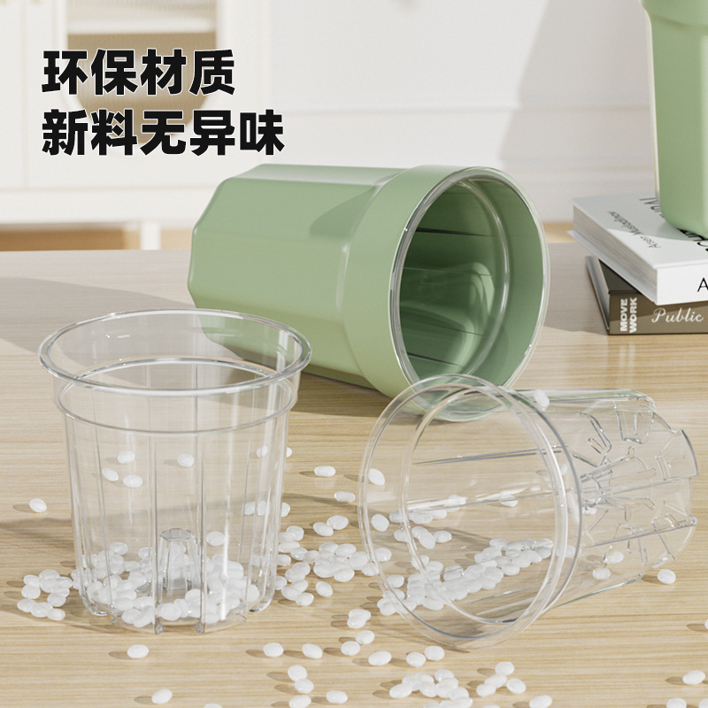活性保持セット盆のコントロール根通気水培気柱室内外着地プラスチック植木鉢熱植怠け者盆|undefined