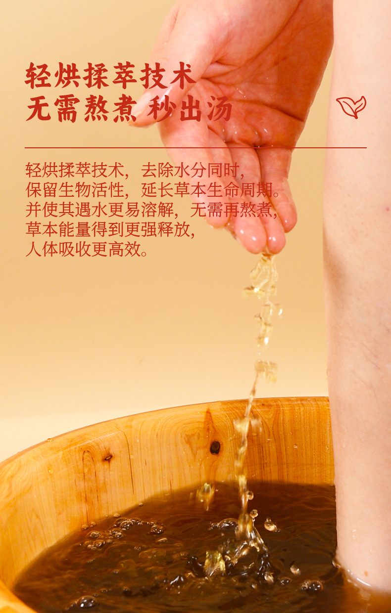 Mugwort Foot Soak Pack Ai Ye Herbal Foot Bath Sachets for Daily Foot Care quality and texture