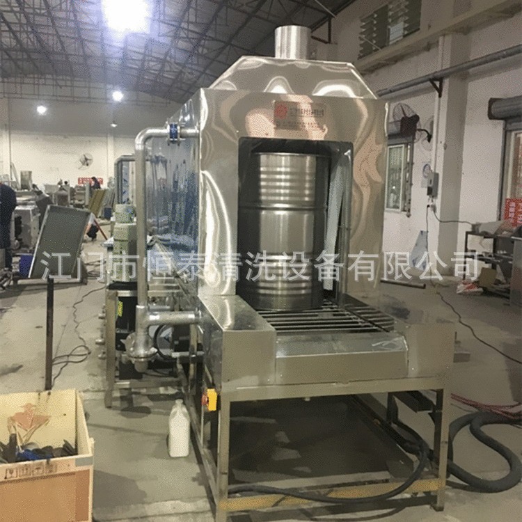 油桶容器 啤酒桶通过式高压喷淋清洗烘干线厂家直销