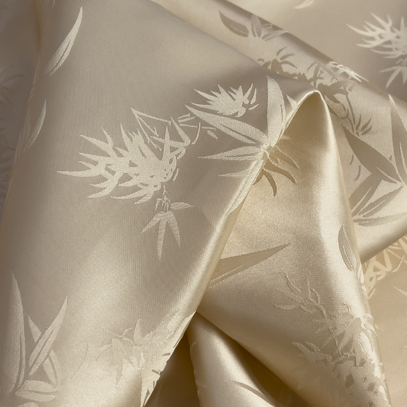 Fangda seda seda jacquard seda de bambú 2024 nuevo producto 24.5MM140CM vestido FD6323