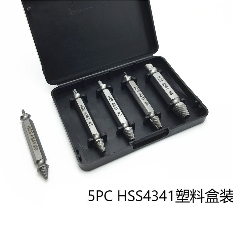 4341 깨진 헤드 스크류 추출 기계 슬라이드 치아 깨진 나사 제거 스크루 드라이버 배치 헤드 더블 헤드 추출 기계