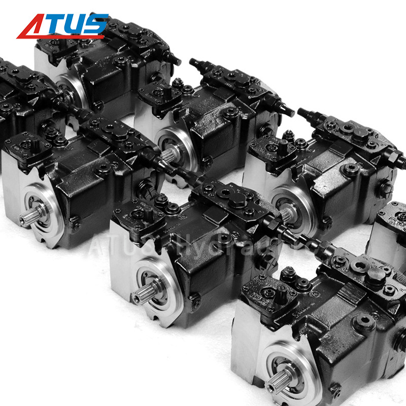 斜轴柱塞泵A10VG45+A10VG液压泵Doppstadt高压泵99618664120油泵