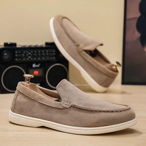 Men's Suede Men's Casual Shoes Slip-On Slip-Ons Lazy Loafers Casual Men's Shoes Cross-Border Large Size Dropshipping