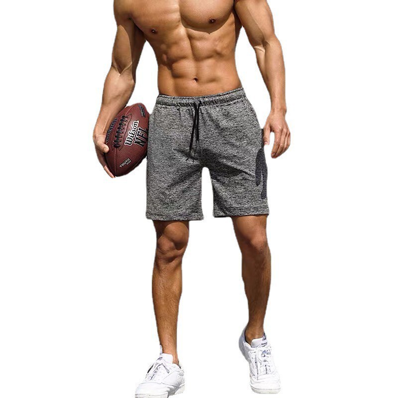 South Korean Silk Sports Shorts Men's Running Fitness Quick-Drying Summer Training Basketball Beach Shorts Factory Direct Sale