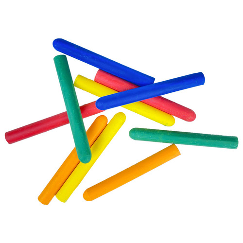 Wholesale solid water-soluble dust-free chalk 20-pack teaching children's painting graffiti dust-free chalk teaching supplies