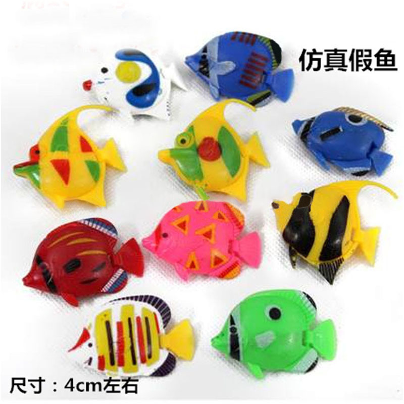 生产销售仿真鱼，塑料鱼，假鱼 水柱灯用塑料鱼 假热带鱼水族鱼缸