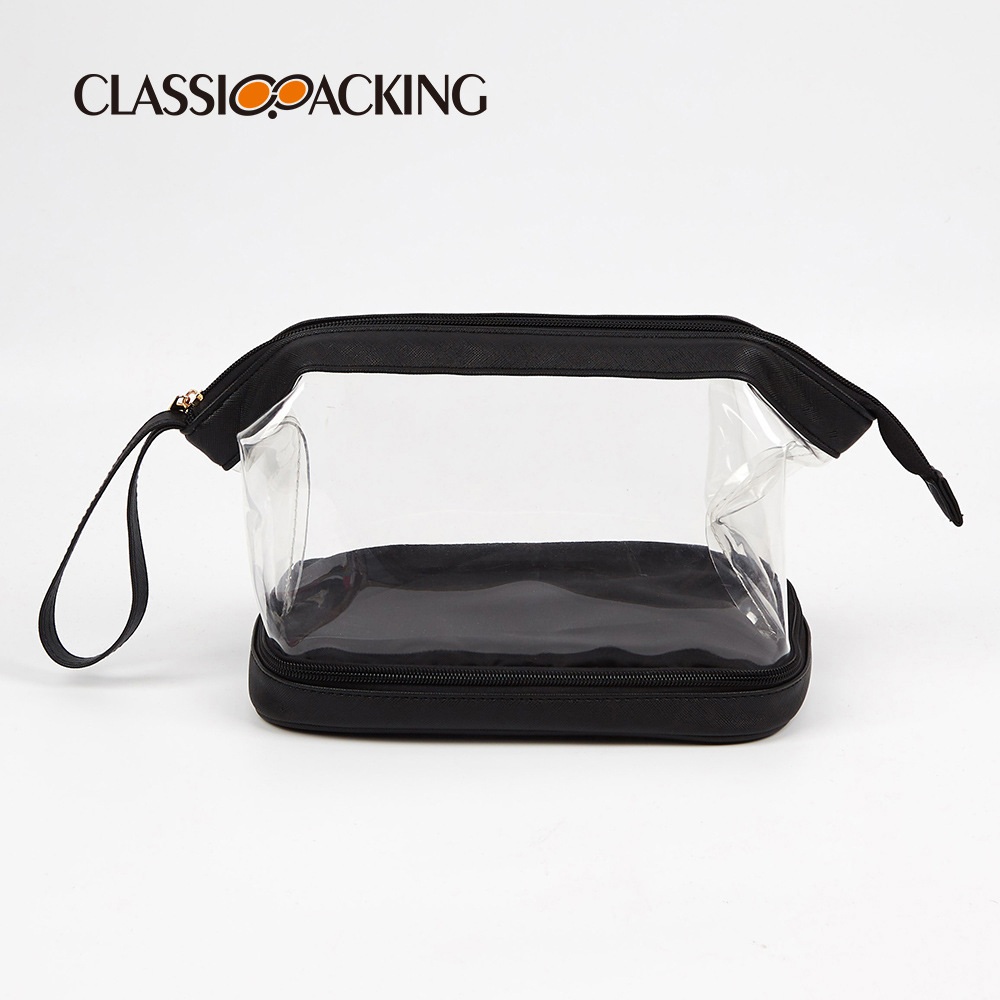 Fábrica al por mayor de PVC impermeable bolsa de cosméticos portátil de viaje multifuncional bolsa de almacenamiento portátil bolsa de lavado