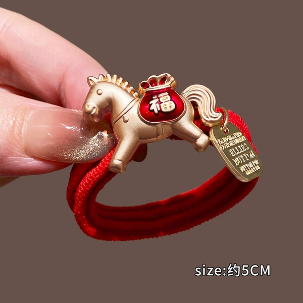 7# Lai Fu immediately - red hair tie