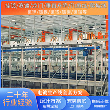 五金工件表面涂装设备龙门式电镀设备连续式镀锡镀镍设备生产线