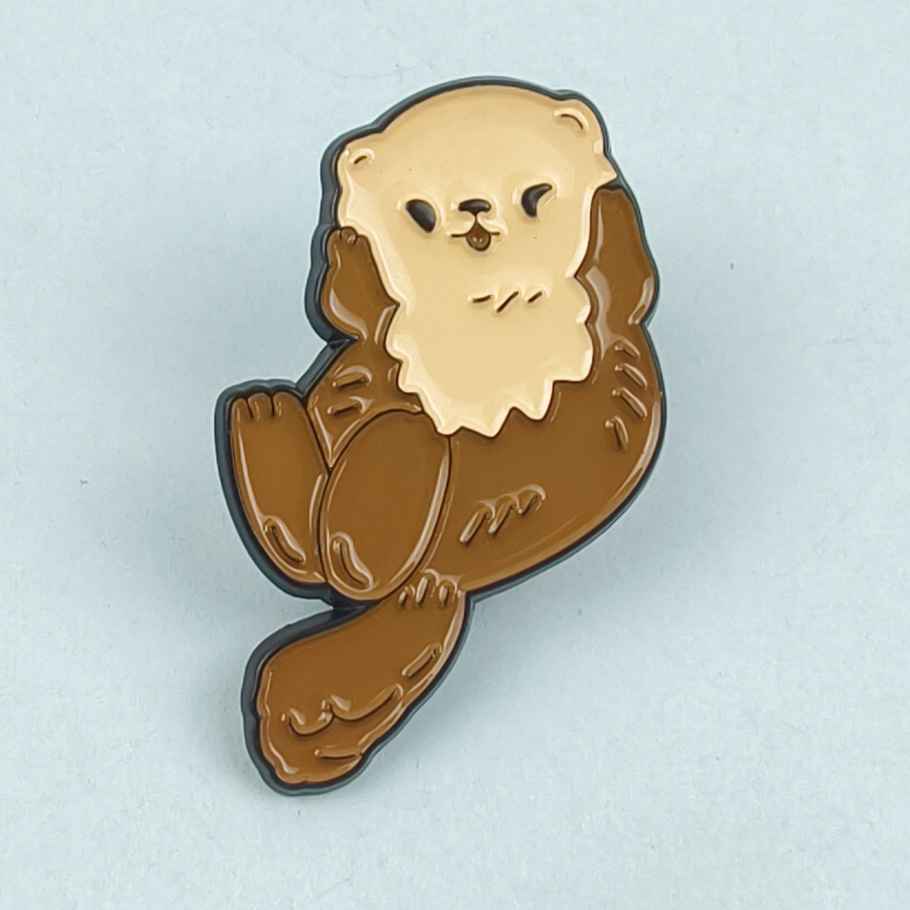 Insignia creativa de animales marinos Dibujos animados linda forma regalo joyería broche transfronterizo ins metal ropa collar