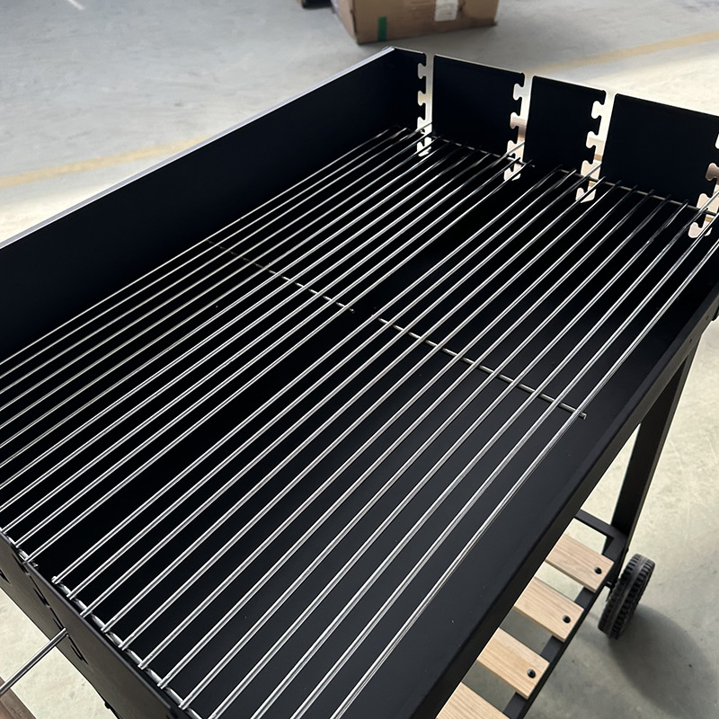 Multi-funcional del hogar patio engrosada Barbacoa Parrilla de carbón al aire libre horno portátil puesto para acampar