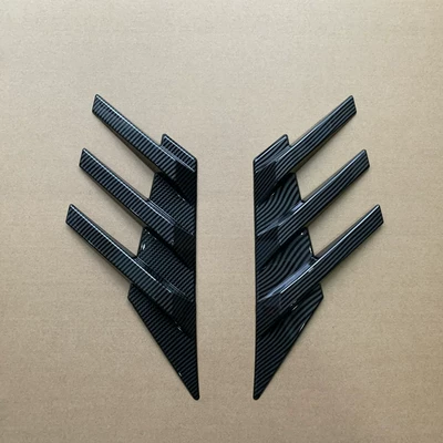 for Chery Arrizo 8 Modified: Fixed wind wing - rear-window-air-knife-stickers-carbon-fiber-pattern-1-pair
