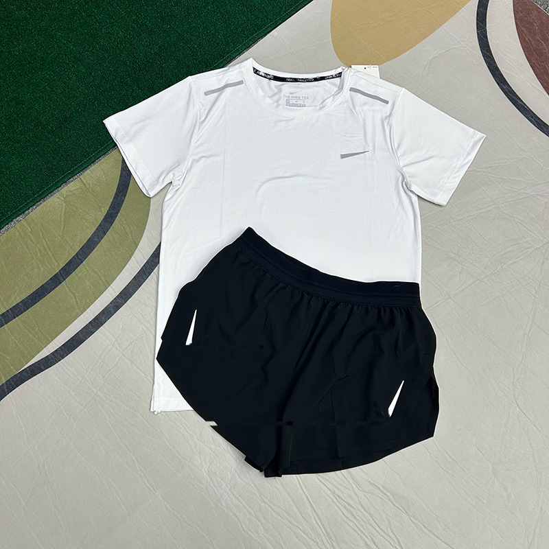 Deportes de velocidad seca camiseta de mangas cortas traje de entrenamiento de atletismo running fitness baloncesto ropa deportiva maratón hombre y mujer