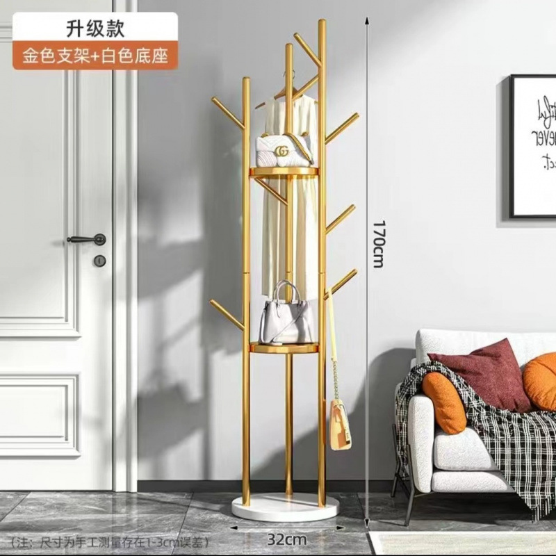 Percha de gorras de piso percha de ropa de dormitorio percha de ropa vertical moderna percha de ropa roja percha de bolsa de sala de estar doméstica