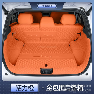 Trunk Mat 3X Trunk Mats, Fully Enclosed - platinum-3x-vibrant-orange-all-inclusive-trunk-anti-fouling-and-anti-wrinkle-applicable-to-25-models