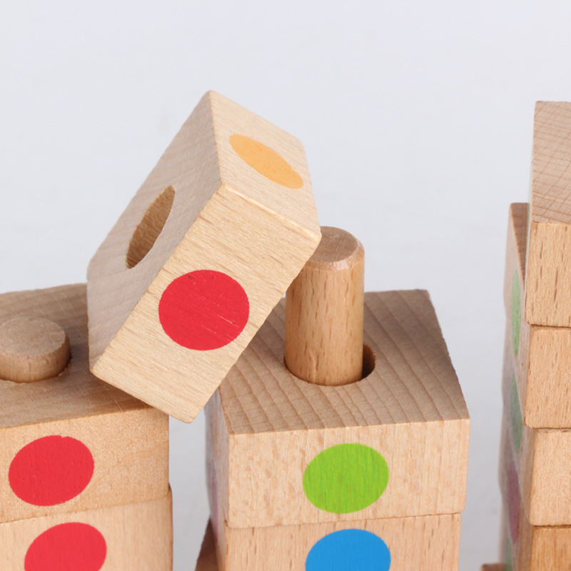 Montessori educación temprana material didáctico de madera jardín infantil Arco Iris tablero digital a juego cognitivo logarítmico tablero juguetes educativos para niños