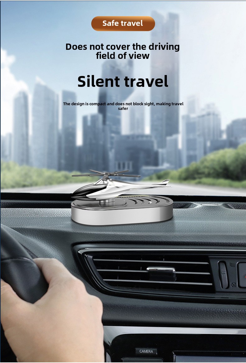 Auto Parfüm Auto Aromatherapie Auto Deodorant Langanhaltender Duft Licht Duft Solar Helikopter Dekoration_voghion.com