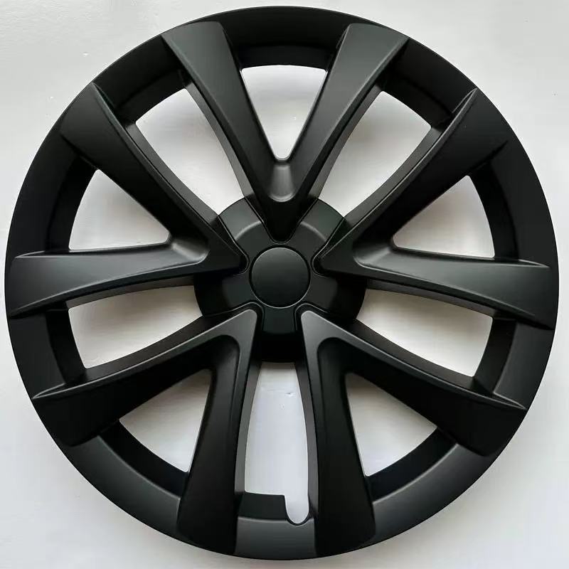 18/19/20 inch, Tesla Hub cover - old-model-3-18-inch-spider-web-matte-black