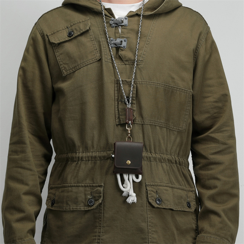 다크 브라운 랜야드 버전 [크레이지 호스 1층 소가죽]