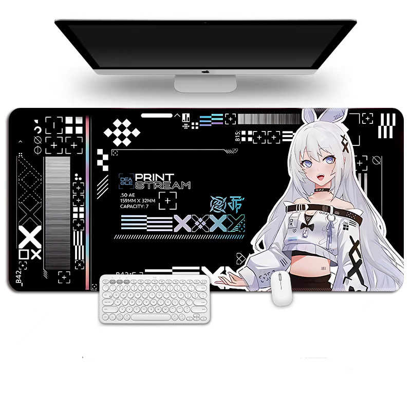 マウスパッド超巨大プリント集csgo電気競争滑り止めパッド男子二次元キーボードパッドゲーム専用テーブルパッド|undefined
