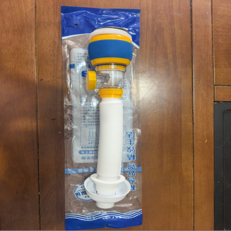 Tubo de desagüe para lavabo, telescópico, de acero inoxidable, antiolor, al por mayor image 10