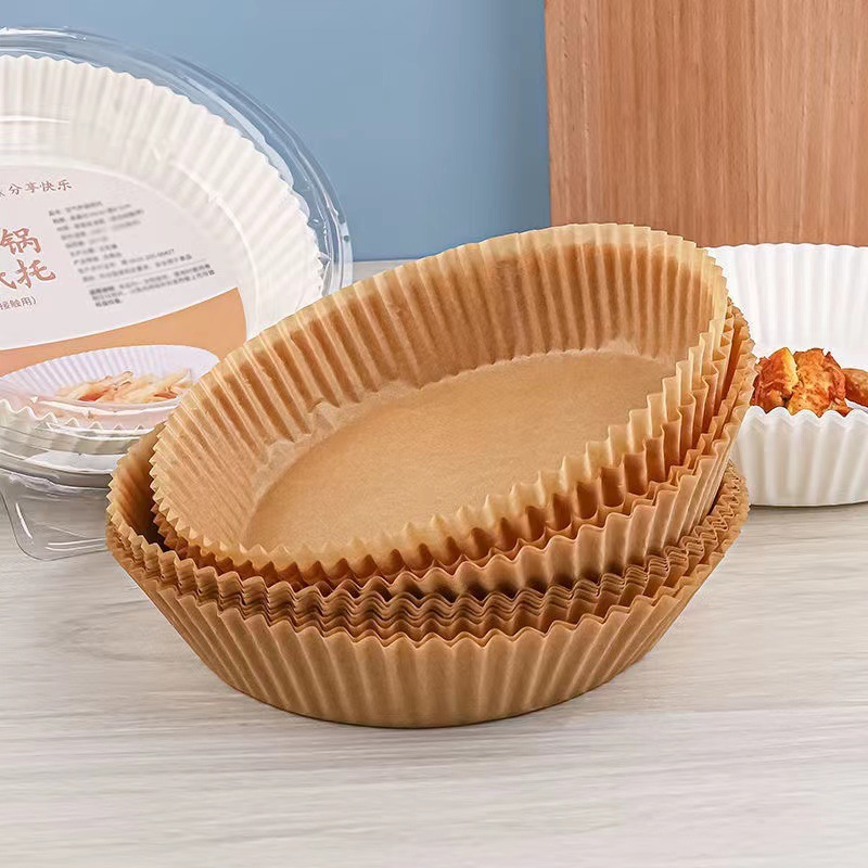 エアフライヤー専用紙、シリコンオイル紙、丸型油吸収紙、食品マット紙、大型家庭用ベーキング紙卸売|undefined