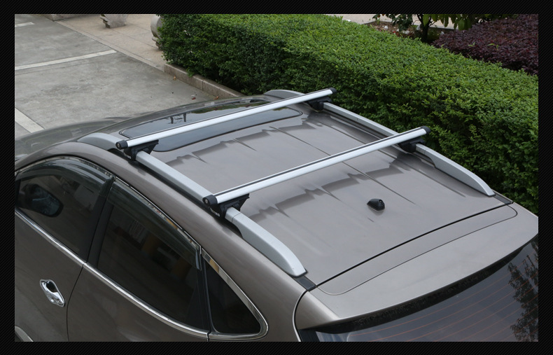 Car Universal Load Luggage Rack SUV PMV Roof Rack Crossbar Travel Rack Storage Rack Aluminum Alloy Bracket