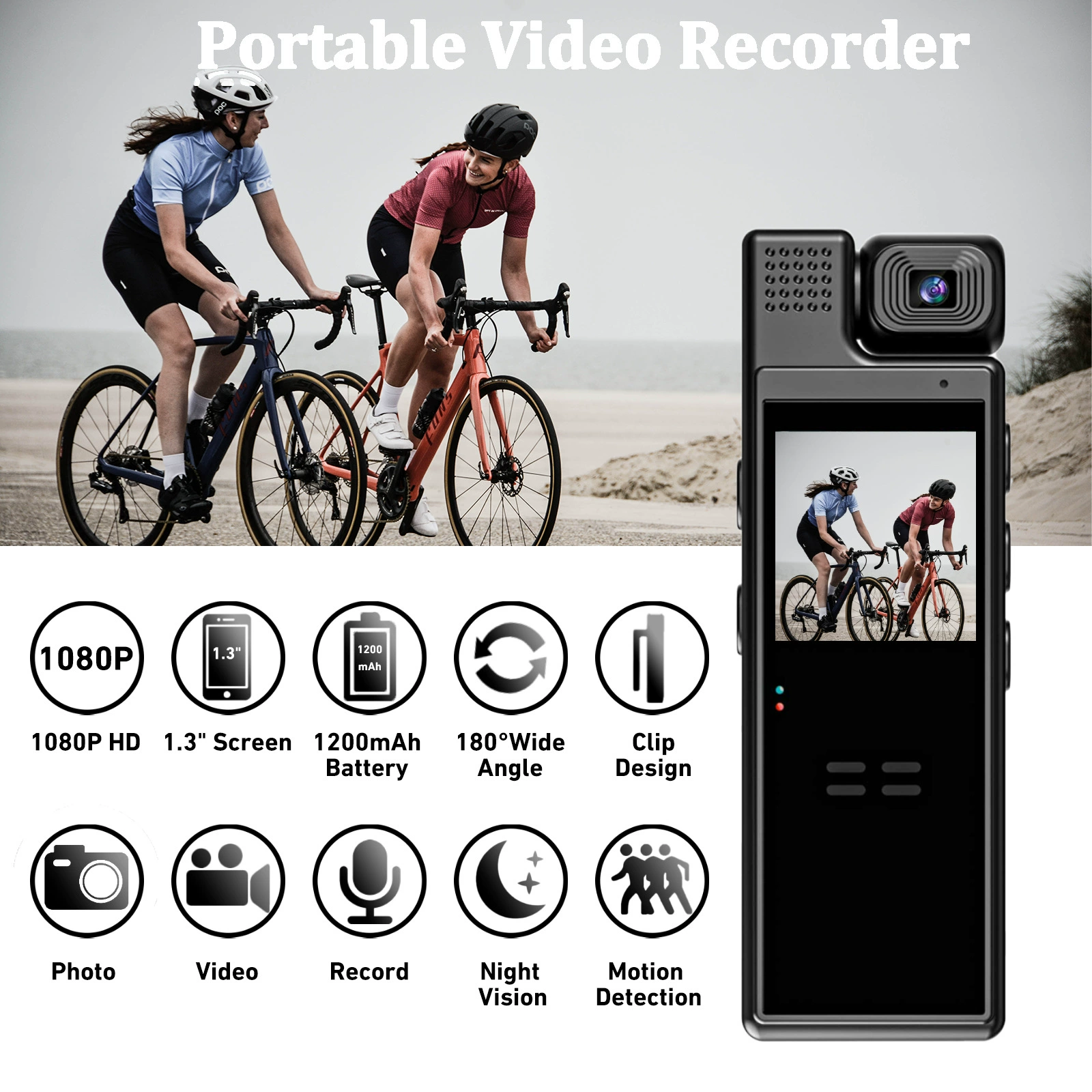 Мини-камера WiFi L9, 4K опция, ночное видение, microSD до 256 ГБ