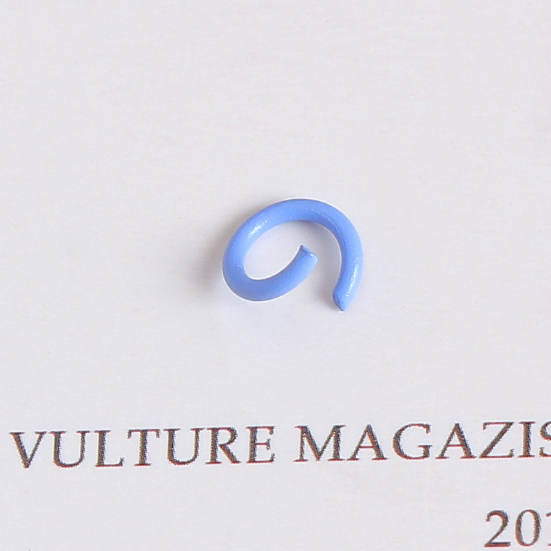 Accesorios de la joyería de bricolaje llavero de metal anillo C color pintura anillo abierto anillo único anillo de conexión material hecho a mano anillo colgante