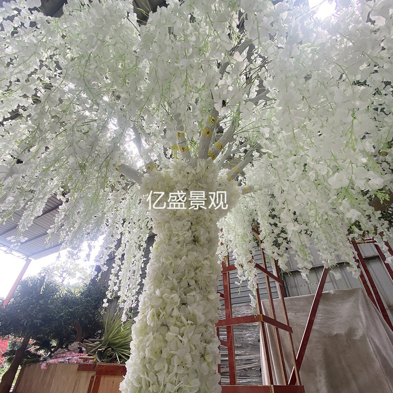 模擬桜の木屋内結婚式ホテル結婚式レストラン人工ガラス繊維強化プラスチック桜の木バイオニック桜の木|undefined