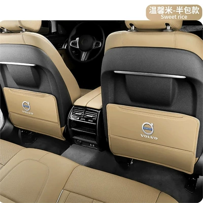 Other vehicle seats, Suitable for Volvo - volvohalf-pack-anti-kick-padbeige-2-pieces-exclusively-for-volvo-s40