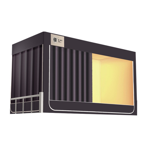 No-assembly bracket strong shading student mosquito net dormitory upper and lower bunk dust-proof mosquito-proof integrated curtain wholesale 