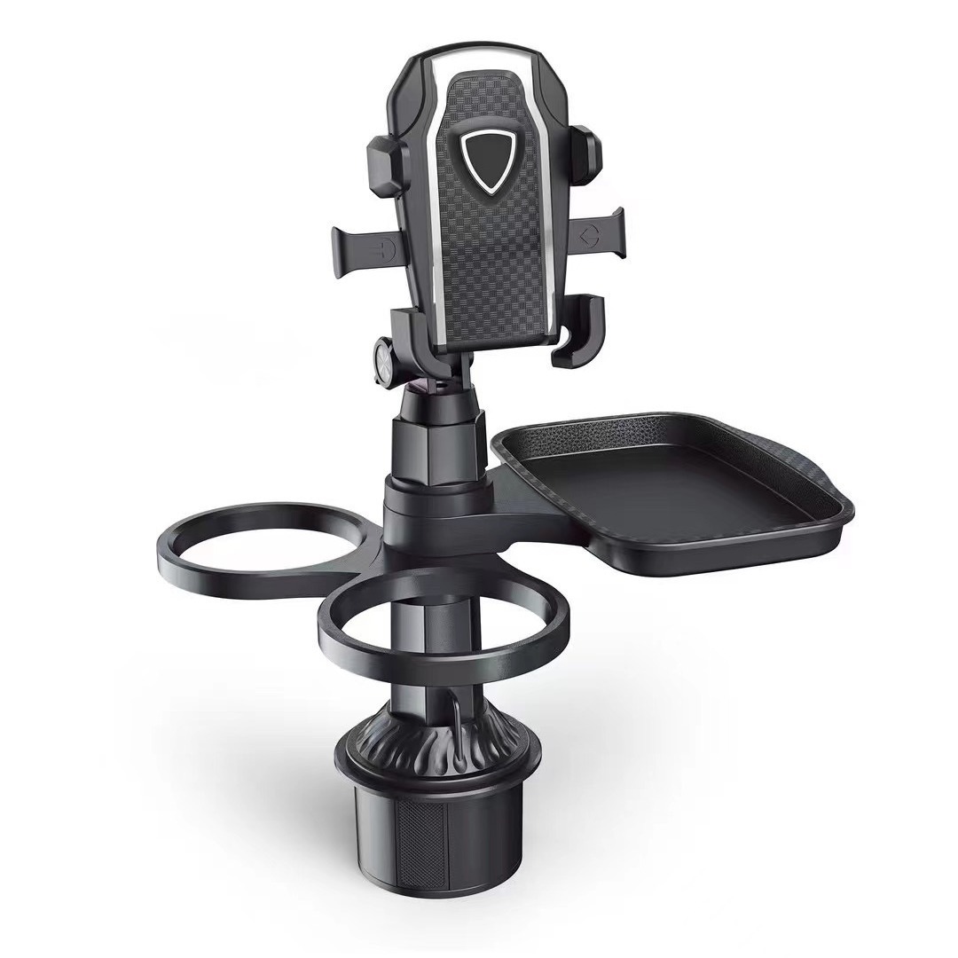 Car-mounted multifunctional cup holder, dining tray, portable small table for baseball fields, cup holder, simple tray for movie theaters