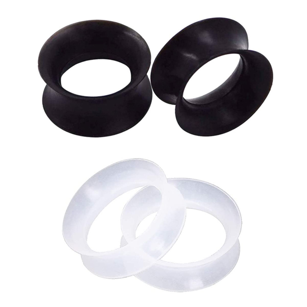 Cross-border Hollow Silicone Auricle Ear Expander Skin Color Soft Ear Plug 4-25mm Personality Piercing Ear Hole Support Large Ear Plug detail image 10