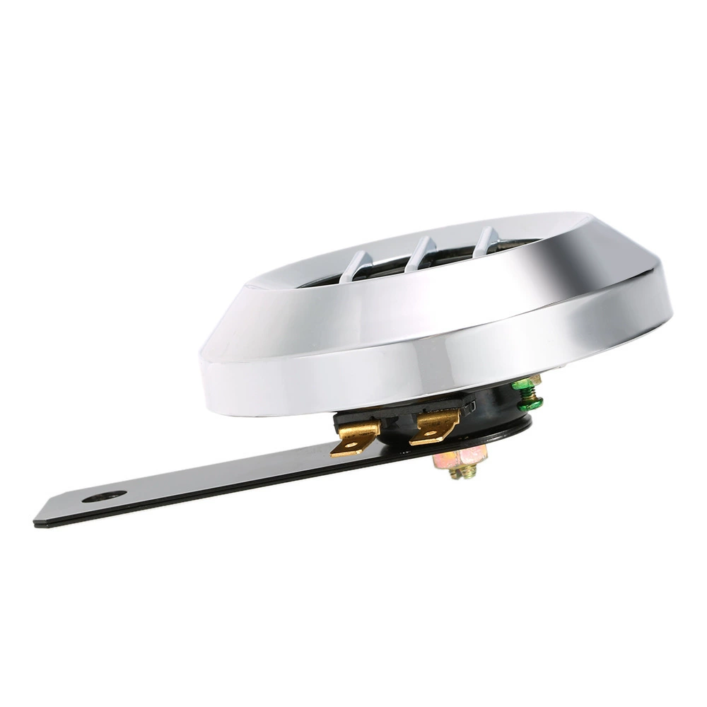 Супер громкий GE металлический водонепроницаемый 12V 110 дБ мотоцикл сетка хромированная крышка черный рог