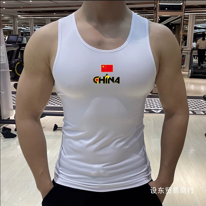 Колготки спортивный жилет национальный тренд быстросохнущие высокоэластичные дышащие для бега футбол баскетбол тренировочная нижняя часть без рукавов оптовая продажа