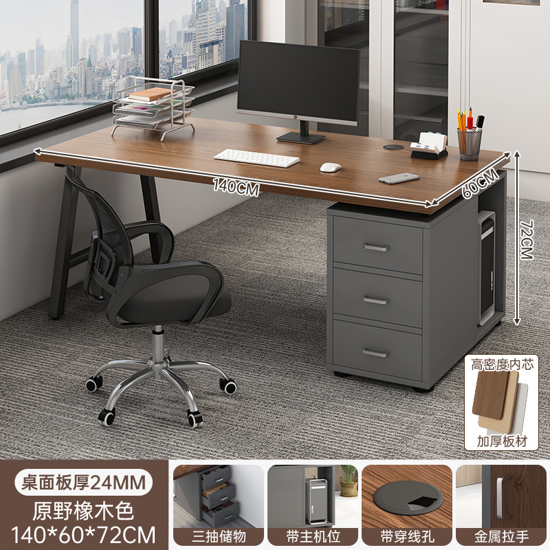 Escritorio para computadora Escritorio para el hogar Escritorio con cajón Escritorio para estudiantes Aprendizaje Escritorio para estudiantes Dormitorio simple Escritorio de lujo ligero