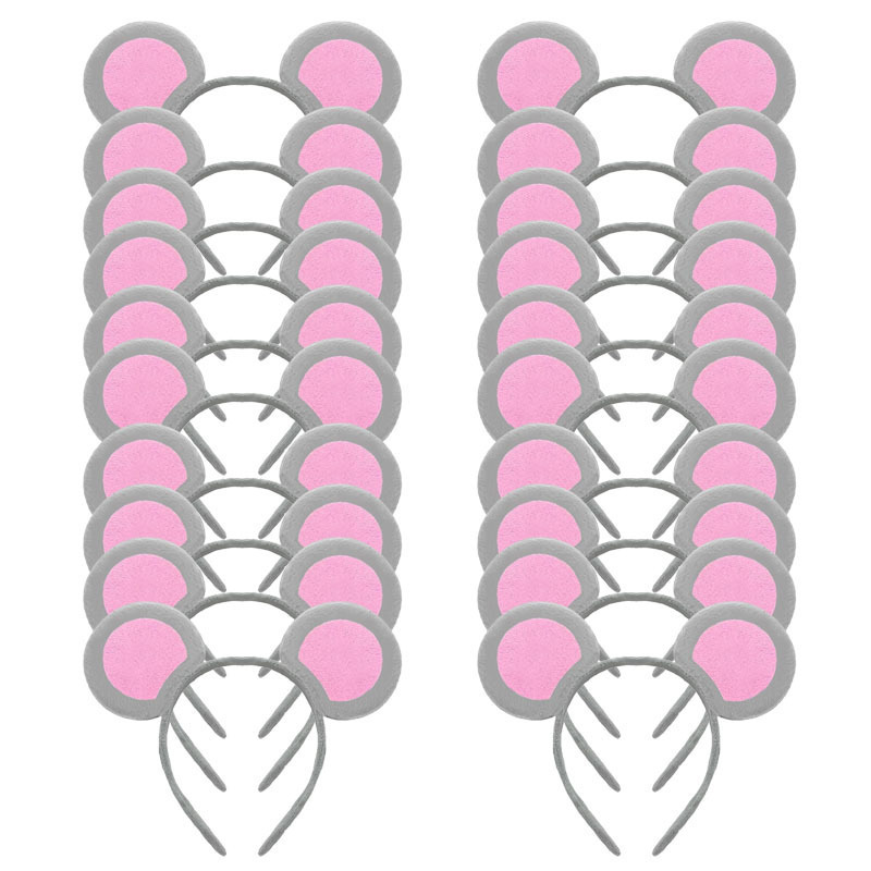 New Year's Eve Party Cross-Border Animal Headband New Cute Cartoon Little Mouse Performance Headwear Children's Mouse Ear Hairpin