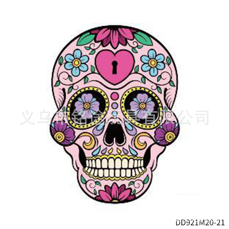 Suministros de fiesta de carnaval mexicano Día de los muertos Pegatinas de fiesta divertida para niños Accesorios de fotografía mexicana