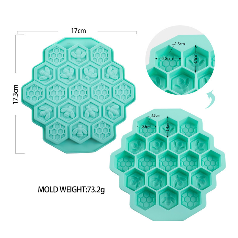 Simple Style Honeycomb Silica Gel Ice Tray 1 Piece display picture 3