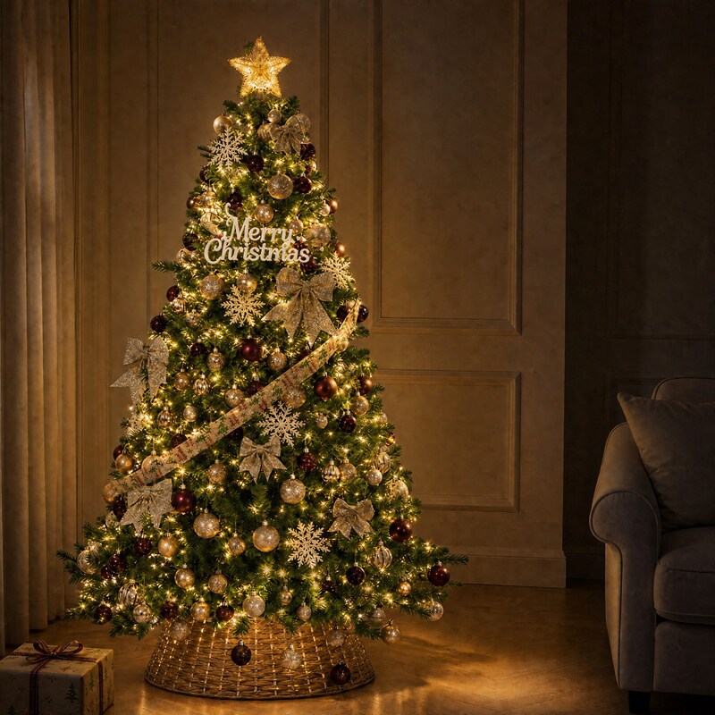 Christmas tree 2026 new model, for living room, DIY Christmas decorations, large, trendy, and high-end decorative piece, Christmas tree Christmas tree 2026 new model, for living room, DIY Christmas decorations, large, trendy, and high-end decorative piece, Christmas tree