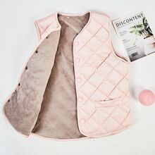秋冬款加厚儿童棉马甲中大童宝宝亲子外穿保暖背心男女童内穿夹