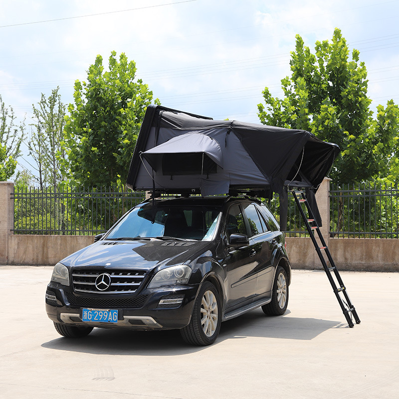 Roof Tent Outdoor Automatic Folding Suv Off-Road Vehicle Thickened Side-Flip Camping Travel Bed Car Tent