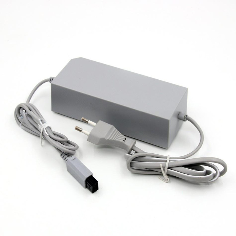 Suitable for Wii Power Adapter Wii Charger Wii Huoniu Wii Charging Transformer European Standard Round Plug Power Supply