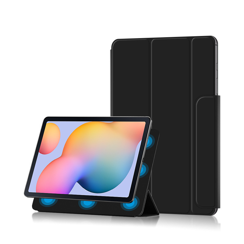 Applicable to Samsung Tab S6 Lite P610 tablet leather case P615 magnetic double-sided clip buckle protective case Applicable to Samsung Tab S6 Lite P610 tablet leather case P615 magnetic double-sided clip buckle protective case