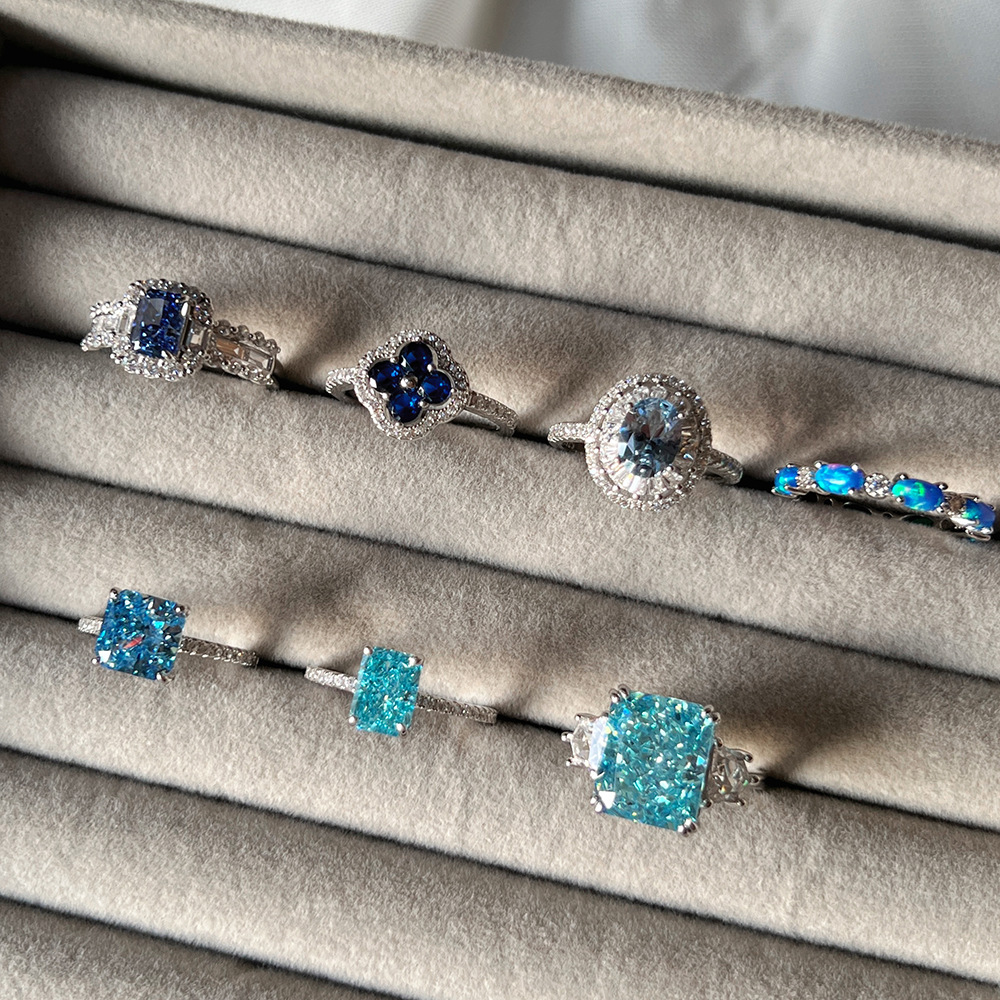 4g Weight Zircon Inlay Material Rings Classification 1 Piece Quantity Holiday, Daily Occasion 925 Sterling Silver Material Geometric Pattern Women's Gender Plating Design Elegant, Glam Style 925 Sterling Silver Zircon Geometric Rings 925 Sterling Silver Rings 4