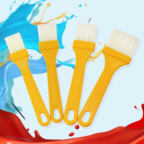 Factory Direct Oil Brush BBQ Grill Brush Non-Shedding Food Baking Plastic Handle Brush Keyboard Dust Removal Small Brush